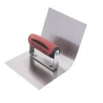 Marshalltown Rundkelle nach Außen gebogen, Durasoft Griff, R 38 mm, Edelstahl, Maße: 114x152 mm