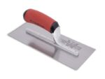 Marshalltown Glättkelle, Gebogener Durasoft Griff, Carbonstahl, Maße: 254x76 mm – Bild 4