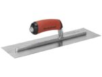 Marshalltown Glättkelle, Gebogener Durasoft Griff, Carbonstahl, Maße: 356x114 mm – Bild 2