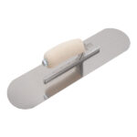 Marshalltown Poolkelle, Holzgriff, 6 sichtbare Nieten, Edelstahl, Maße: 356x102 mm