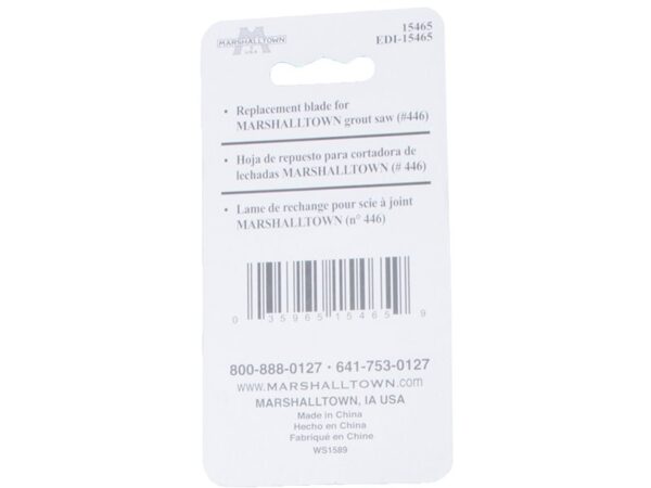 Marshalltown Ersatzklingen für Fugenschaber 15470, Carbid, 79 mm