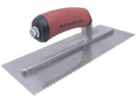 Marshalltown Gezahnte Kelle, V-5,5x4 mm, Durasoft Griff, Stahl, Maße: 279x114 mm – Bild 2