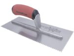 Marshalltown Gezahnte Kelle, U-2,5x2,5x3 mm, Durasoft Griff, Stahl, Maße: 279x114 mm – Bild 5
