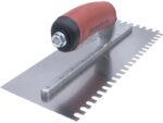 Marshalltown Gezahnte Kelle, U-6x10x6 mm, Durasoft Griff, Stahl, Maße: 279x114 mm – Bild 3
