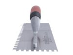 Marshalltown Gezahnte Kelle, U-6x10x6 mm, Durasoft Griff, Stahl, Maße: 279x114 mm – Bild 2