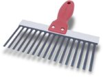 Marshalltown QLT Stuck-/Putzkamm, Softgrip Griff, Blaustahl, Breite: 203 mm – Bild 5
