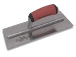 Marshalltown Gezahnte und einseitig gekürzte Kelle, Linkshänder, U-2,5x2,5x2,5 mm, Durasoft, Stahl, Maße: 279x114 mm – Bild 4