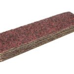 Marshalltown Sandpapier mit Klebstoff (10 Blätter/Beutel), 12er Körnung, Maße: 356x203 mm