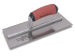 Marshalltown Gezahnte und einseitig gekürzte Kelle, Linkshänder, U-1,5x0,75x0,75 mm, Durasoft Griff, Stahl, Maße: 279x114 mm – Bild 5