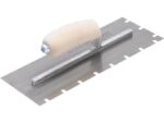 Marshalltown Gezahnte Kelle, U- 14x16x25, Holzgriff, Carbonstahl, Maße: 305x102 mm