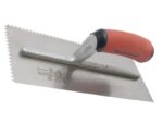Marshalltown Gezahnte Kelle, V-6x4,5 mm, Durasoft Griff, Stahl, Maße: 279x114 mm – Bild 2