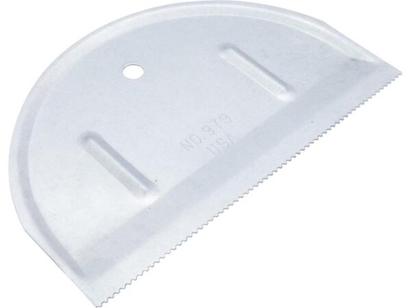 Marshalltown Gezahnter Spachtel, U- 1,5x0,75x0,75 mm, Stahl, Maße: 152x102 mm