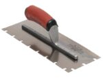 Marshalltown Gezahnte Kelle, U-6x10x32 mm, Durasoft Griff, Carbonstahl, Maße: 305x102 mm