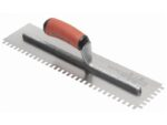 Marshalltown Zweiseitig gezahnte Kelle, Eckig 6x10x6 mm, Durasoft Griff, Stahl, Maße: 279x114 mm – Bild 5