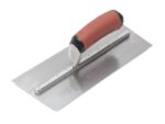 Marshalltown Gezahnte und einseitig gekürzte Kelle, U-1,5x0,75x0,75 mm, Durasoft Griff , Stahl, Maße: 279x114 mm