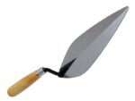 Marshalltown QLT  Maurerkelle, London Style mit Hartholzgriff, Stahl, Maße: 254x121 mm – Bild 2