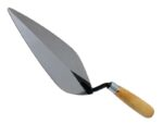 Marshalltown QLT  Maurerkelle, London Style mit Hartholzgriff, Stahl, Maße: 254x121 mm