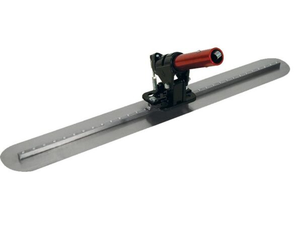 Marshalltown QLT Multi-Mount Bodenglätter "Fresno", abgerundete Enden, BF9-Kippgelenk, Carbonstahl, Maße: 914x217 mm