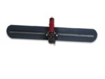 Marshalltown QLT Multi-Mount Bodenglätter "Fresno", abgerundete Enden, BF9-Kippgelenk, Blaustahl, Maße: 914x217 mm – Bild 4