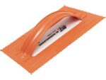 Marshalltown QLT Gezahnte Kelle, V-4,5x4,5 mm, Kunststoffgriff, Kunststoff, orange, Maße: 241x108 mm – Bild 3