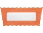 Marshalltown QLT Gezahnte Kelle, V-4,5x4,5 mm, Kunststoffgriff, Kunststoff, orange, Maße: 241x108 mm – Bild 2
