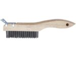 Marshalltown Stahlbürste mit Schaber, Carbonstahl, Maße: 254x25 mm – Bild 2