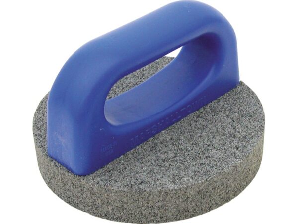 Marshalltown runder Betonschleifer - Ziegelreibe mit Griff, 20er Körnung aus Stein, Maße: 152x25 mm