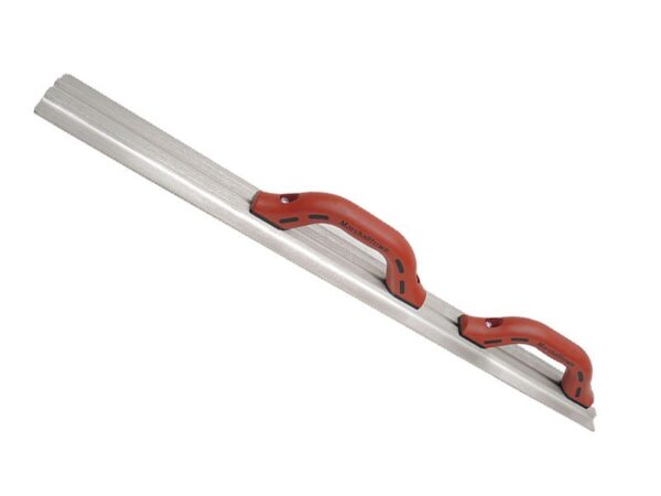 Marshalltown Bodenglätter "T-Form", eckige Enden, 2 Durasoft Griffe, Magnesium, Maße: 1067x79 mm