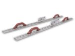 Marshalltown Bodenglätter "T-Form", abgerundete Enden, 2 Durasoft Griffe & Gewinde-Kippgelenk, Magnesium, Maße: 1524x79 mm – Bild 3