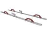 Marshalltown Bodenglätter "T-Form", abgerundete Enden, 2 Durasoft Griffe & Gewinde-Kippgelenk, Magnesium, Maße: 1524x79 mm – Bild 2