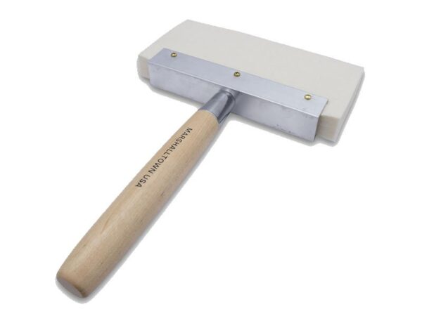 Marshalltown Filzbürste, Hartholzgriff, weiß, Maße: 337x229 mm