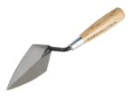 Marshalltown Starre Archäologie-Spitzkelle mit Holzgriff, Carbonstahl, Maße: 114x57 mm