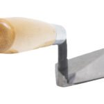 Marshalltown Starre Archäologie-Spitzkelle mit Holzgriff, London Style, Carbonstahl, Maße: 102x51 mm