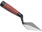 Marshalltown Starre Archäologie-Spitzkelle mit Durasoft Griff, London Style, Carbonstahl, Maße: 102x51 mm – Bild 4