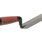 Marshalltown Starre Archäologie-Randkelle mit Durasoft Griff, Carbonstahl, Maße: 127x38 mm