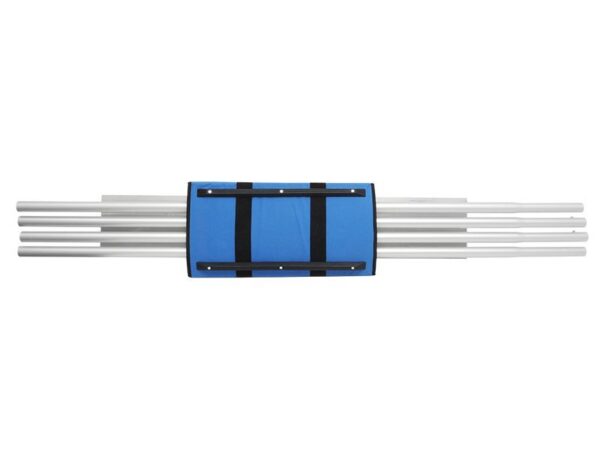 Marshalltown Finisher´s Tote Bodenglätter Set BFKIT4, eckige Enden, RotaLeveler Kippgelenk, 35mm Stangen blau, Magnesium, Länge: 1219 mm