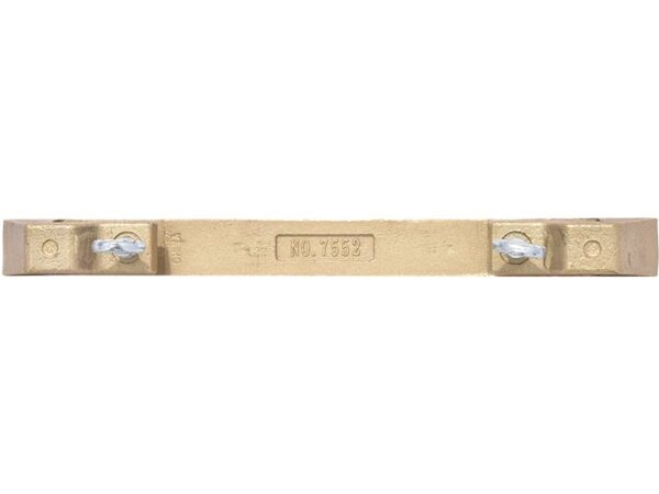 Marshalltown QLT Nutfräsen Befestigung für Bodenglätter, R 6 mm, B 10 mm, T 38 mm, Bronze, Länge: 260 mm