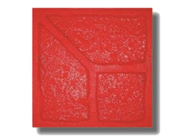 Marshalltown Soldier Course New Brick Ecken-Stempel, Kunststoff, rot, Maße: 216x216 mm