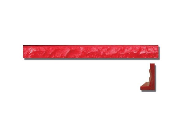 Marshalltown Riser Stone, Gummi, rot, Maße: 2438x235 mm