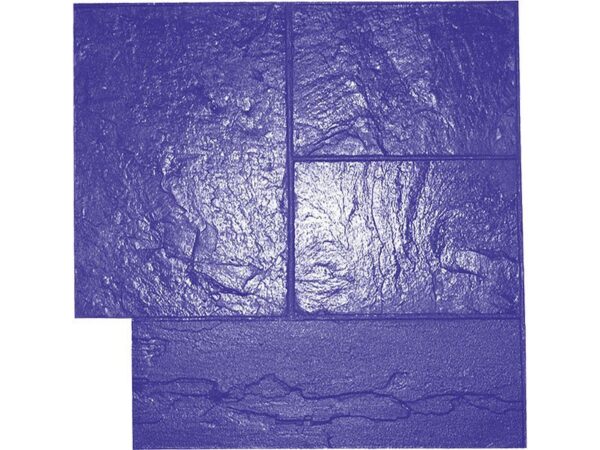 Marshalltown Ashlar Slate Stempel, Kunststoff, blau, Maße: 610x610 mm