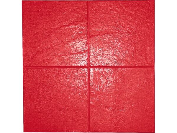 Marshalltown Slate Stempel, Kunststoff, rot, Maße: 610x610 mm