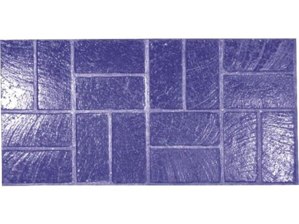 Marshalltown New Basket Weave Brick Stempel, Kunststoff, blau, Maße: 775x394 mm