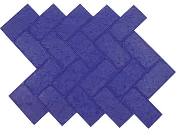 Marshalltown Pennsylvania Herringbone Brick Flex Stempel, Kunststoff, blau, Maße: 991x667 mm