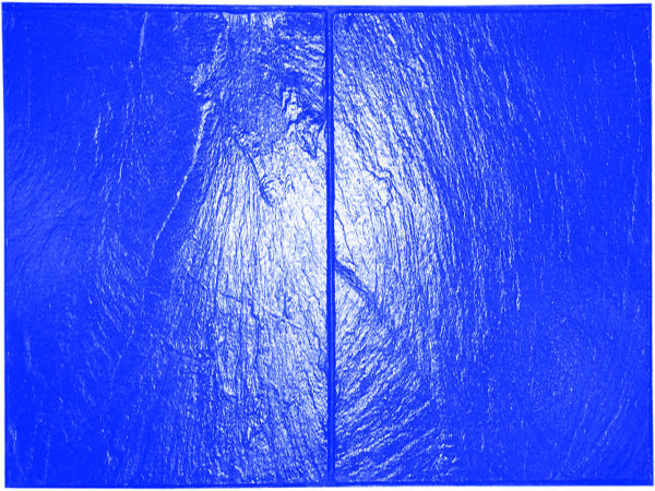 Marshalltown Cottage Slate Stempel, Kunststoff, blau, Maße: 457x914 mm