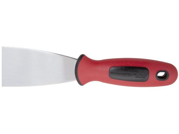 Marshalltown QLT Starrer Spachtel, Soft Grip Griff, Carbonstahl, Maße: 216x51 mm