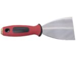 Marshalltown QLT Flexibler Spachtel, Soft Grip Griff, Hammerkopf, Carbonstahl, silber, 229x76 mm