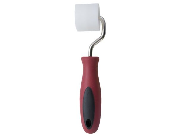 Marshalltown QLT Nahtwalze flach, Kunststoff, Softgrip Griff, weiß, Breite: 32 mm