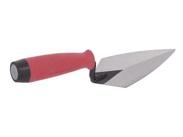 Marshalltown QLT Spitzkelle mit  Softgrip Griff, aus Stahl, Maße: 152x70 mm