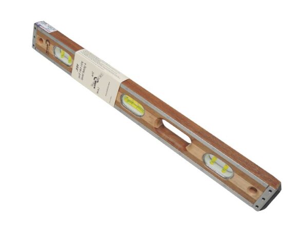 Marshalltown Crick Holzwasserwaage - grüne Fläschchen mit Gummischutz, Länge: 914 mm