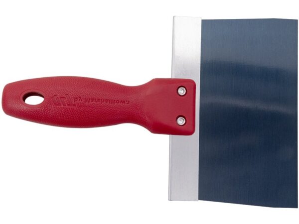 Marshalltown QLT Flächenspachtel, Kunststoffgriff, Blaustahl, Maße: 152x76 mm